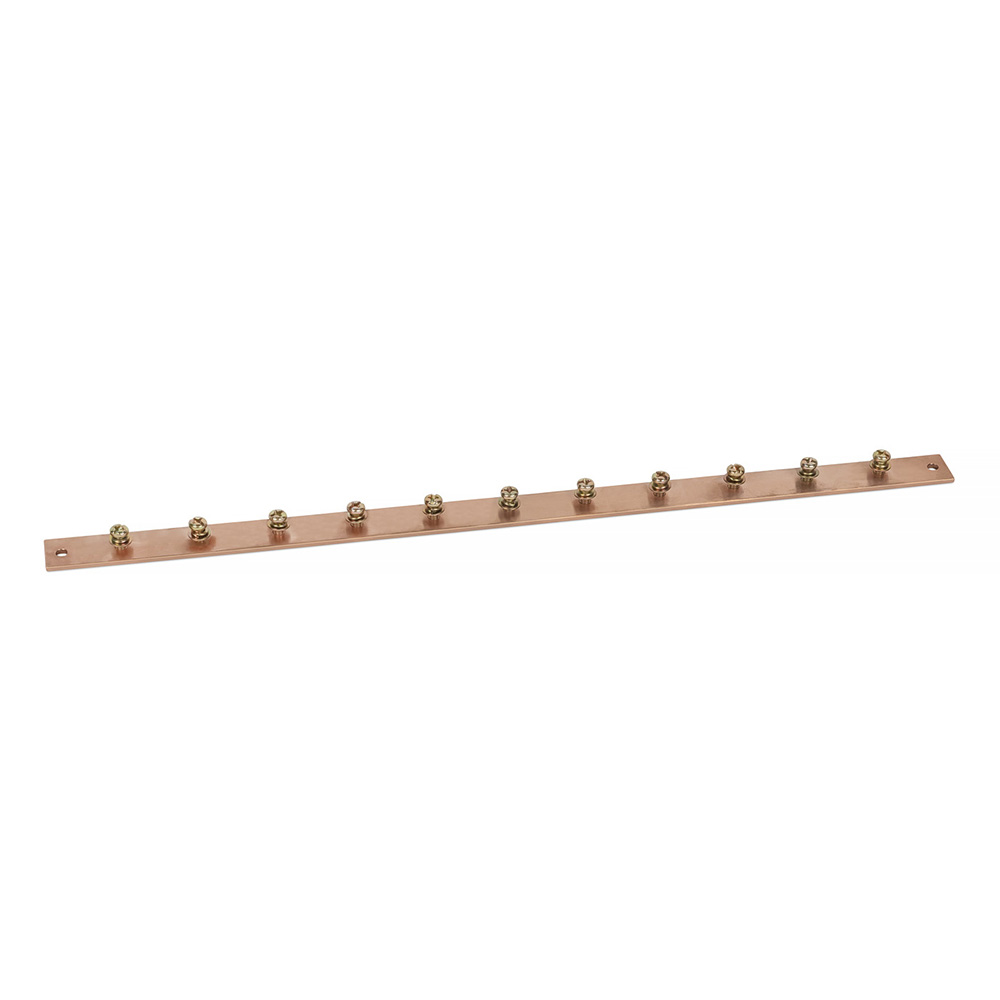 Cabeus CGB-IN-1U-11-19 Медная шина заземления, 11 точек подключения, 19" дюймов — фото