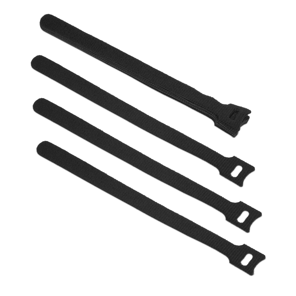 Cabeus CLAMP-210-BK Хомут для кабеля, липучка с мягкой застежкой, 210x14 мм, черный (10 шт.) — фото