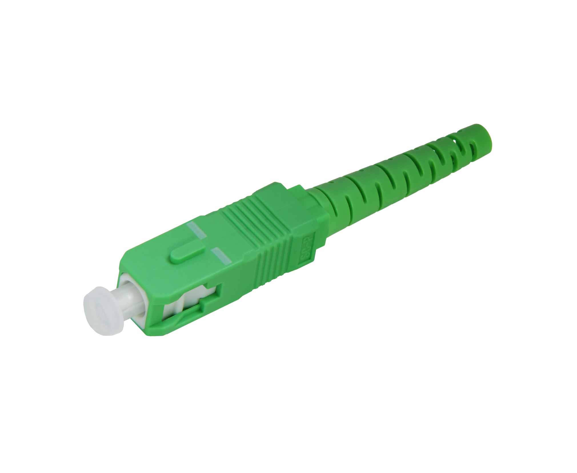 Cabeus FC-SC-SM-APC-3mm Коннектор оптический SC simplex SM (APC) 3 мм