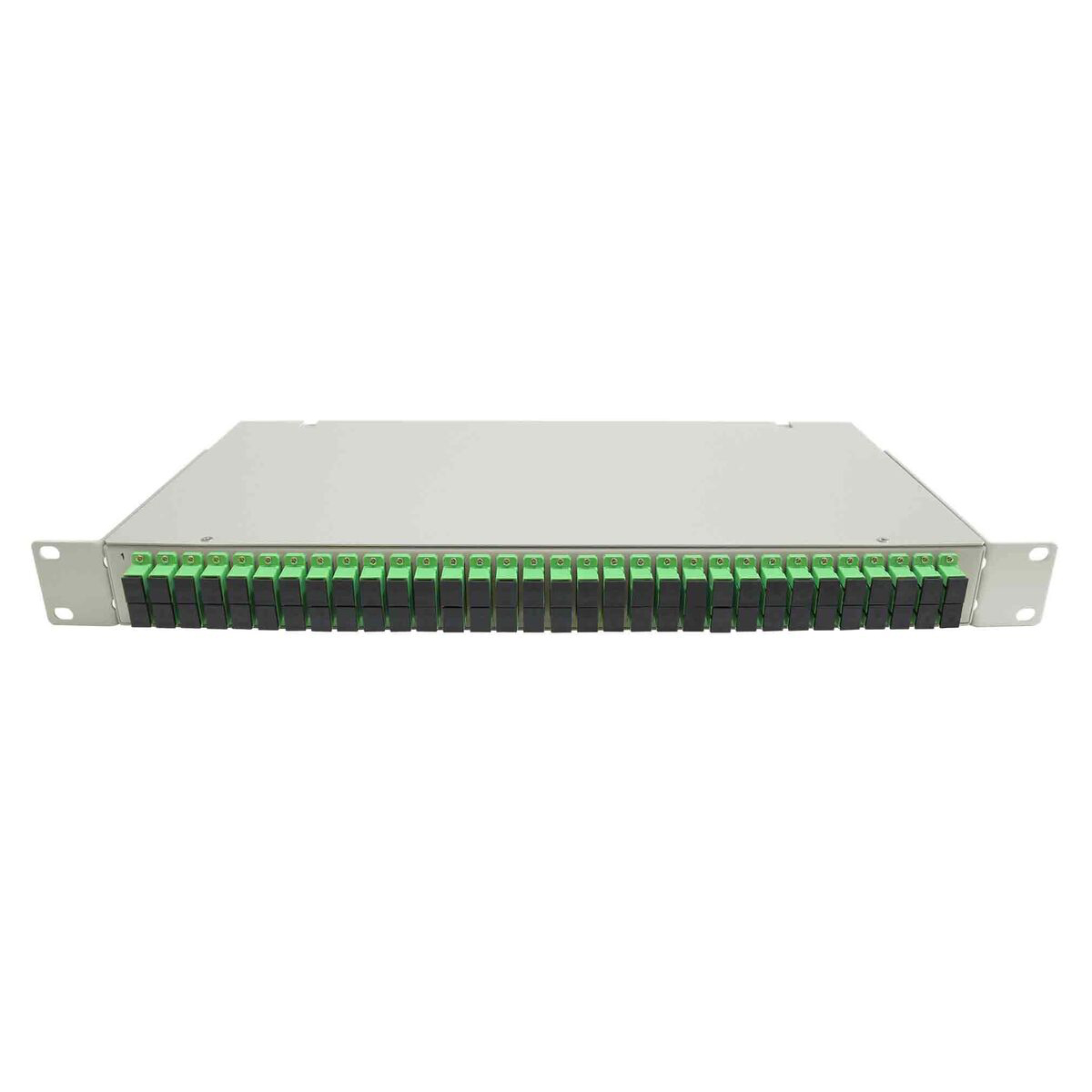 Cabeus FO-19-32DSC-T Кросс оптический стоечный, 19, до 32 портов DSC(QLC), сплошная панель, серый