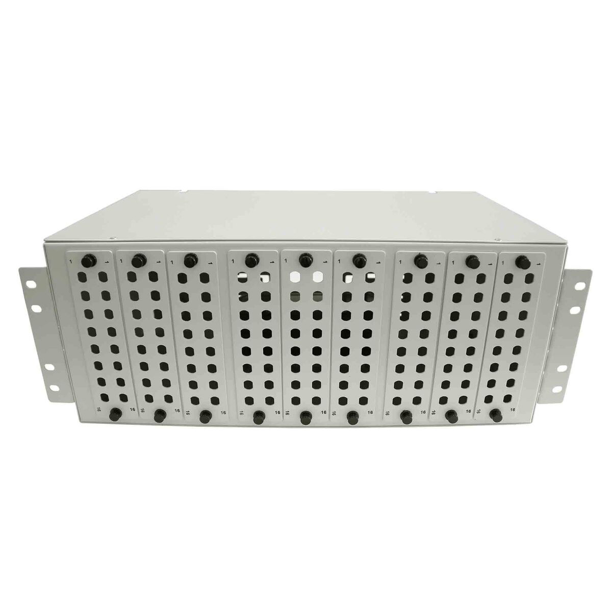 Cabeus FO-19-9FP-144FC/ST/SC-T Кросс оптический стоечный, 19, до 144 портов, серый