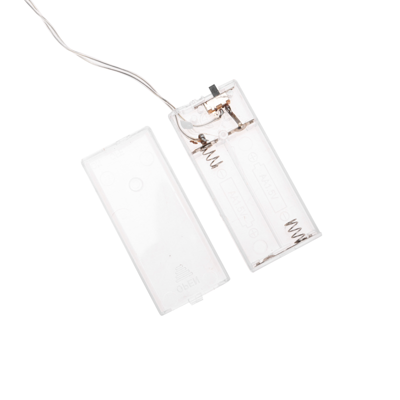 Гирлянда светодиодная Баночки 1,5 м, 10 LED, прозрачный ПВХ, цвет свечения теплый белый, 2 х АА (батарейки не в комплекте) NEON-NIGHT — фото