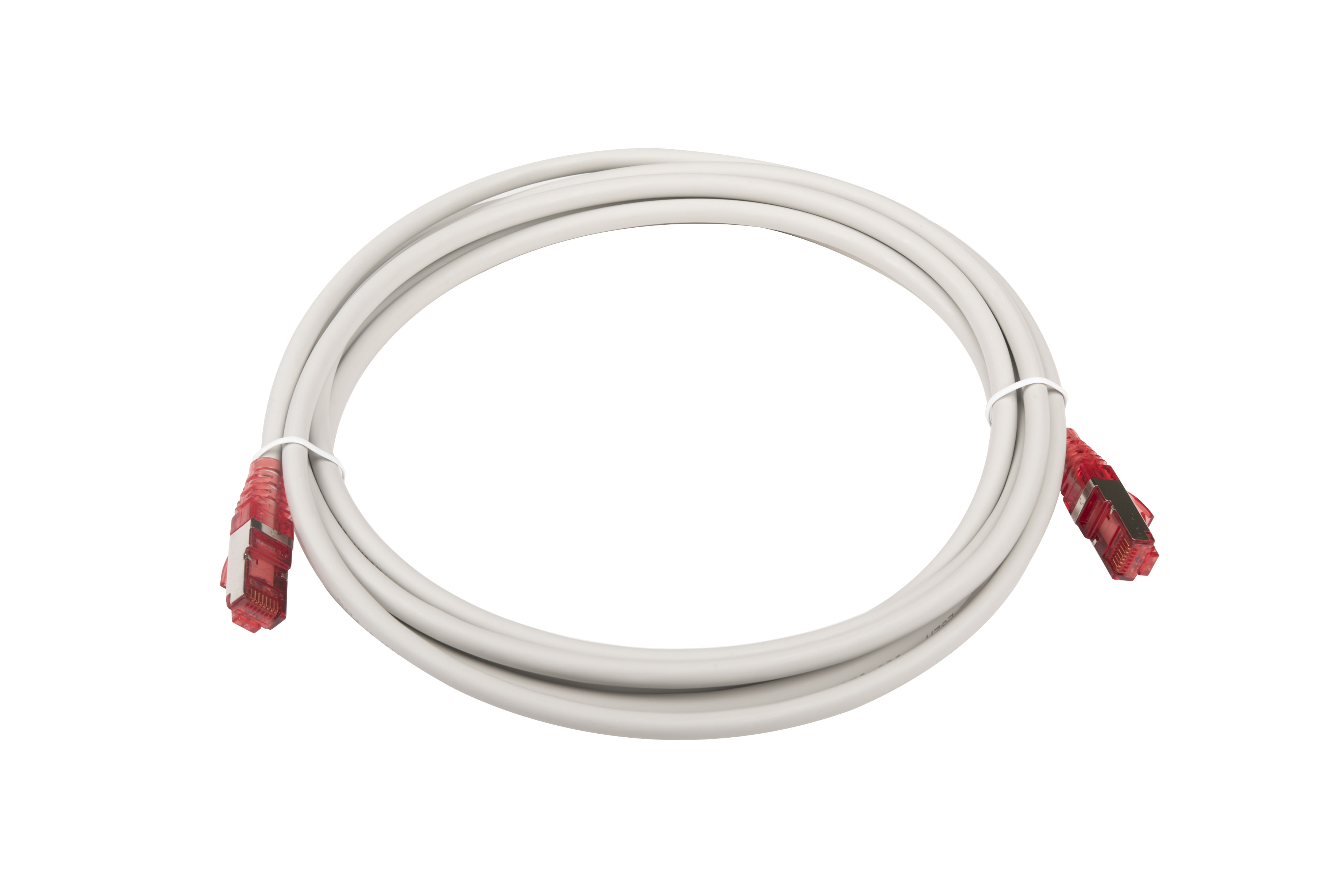 Hyperline PC-LPM-STP-RJ45-RJ45-C5e-3M-LSZH-GY Патч-корд RJ-45/RJ-45, экранированный F/UTP, категория 5e (100% Fluke Component Tested), 26AWG, LSZH, 3 м, серый